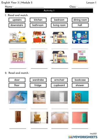 English Year 3 Module 5