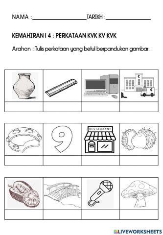 Perkataan KVK KV KVK
