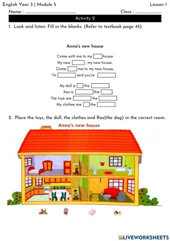 English Year 3 Module 5