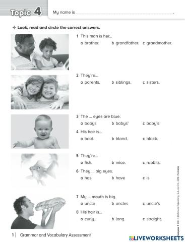 The verb have - family members