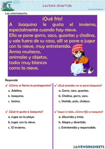 Comprensión lectora