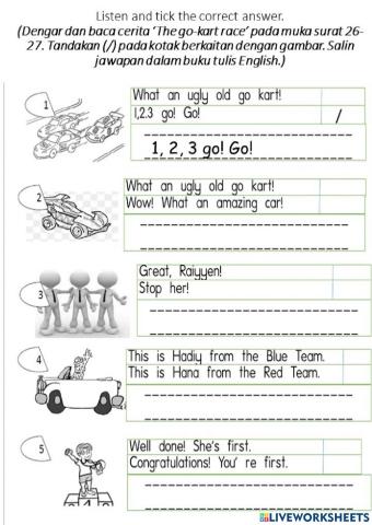 Let's play : The go-kart race