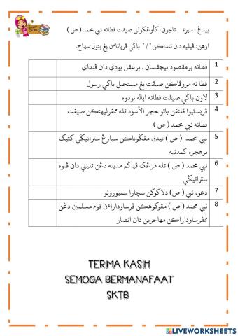 Sirah: keunggulan sifat nabi