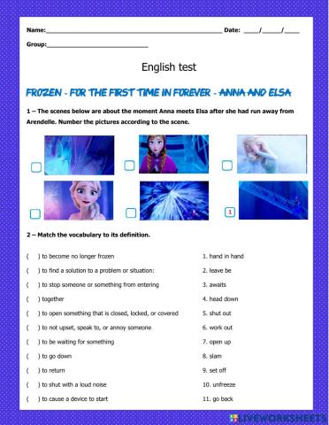 FROZEN - For the First Time in Forever