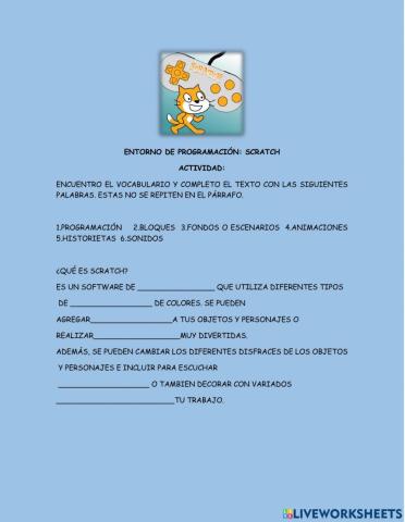 Scratch entorno de programacion