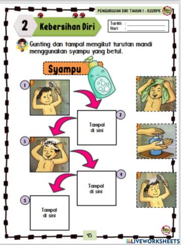Kebersihan Diri - Syampu Rambut