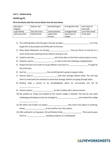 Idioms