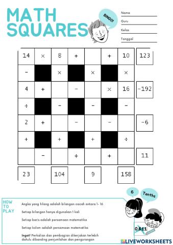 Math Squares (TTS Matematika)