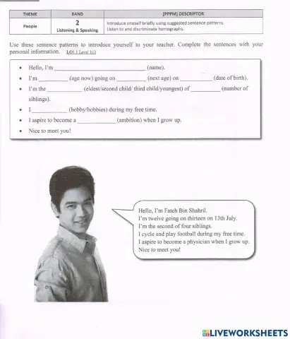 My Personal Information