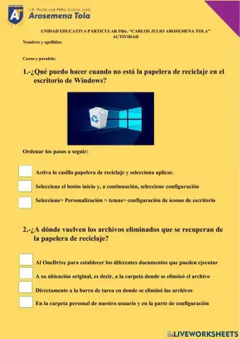 Papelera de reciclaje