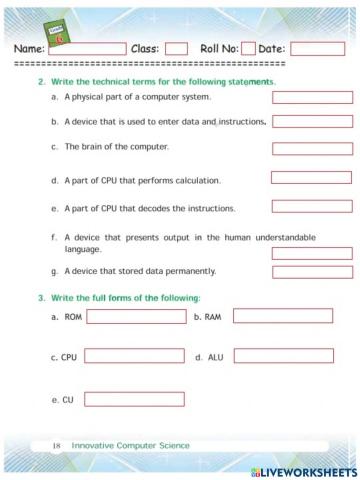 Computer Parts and Others