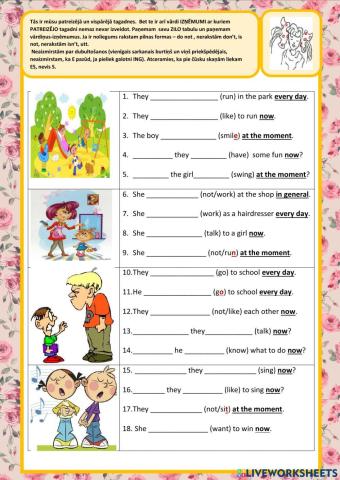 Present Simple or Present Continuous