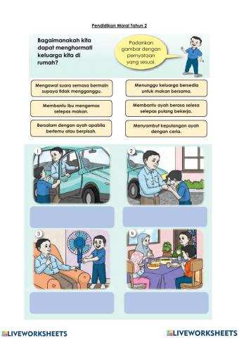 Menghormati ahli keluarga