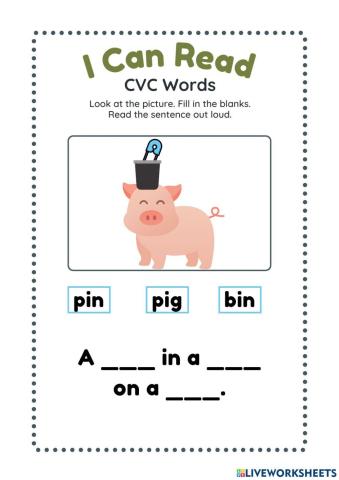 Reading CVC Words 2