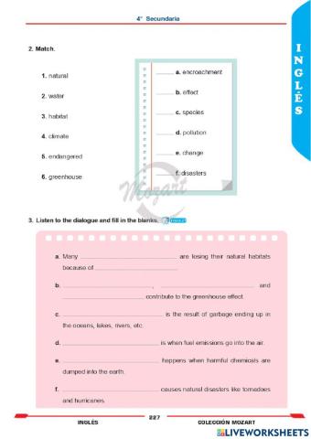 Unidad 5 - inglés 4°