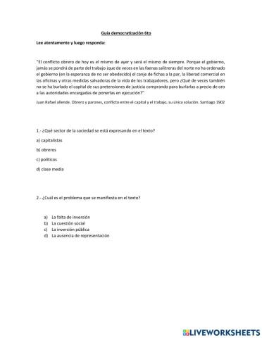 Democratización Chile