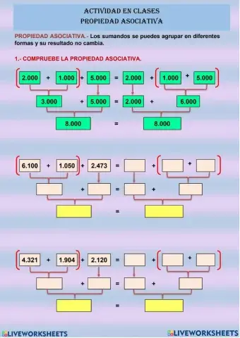 Propiedad asociativa