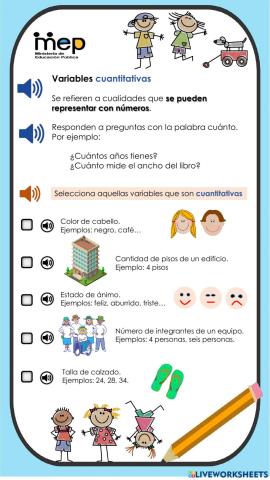 Variables cuantitativas