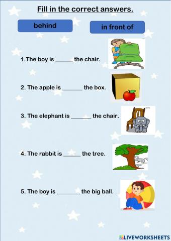 year 3 unit 5 prepositions