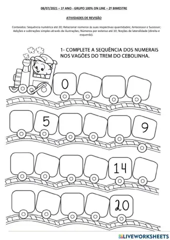 REVISÃO de Matemática 2º bimestre