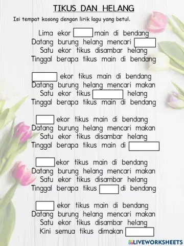 Lirik lagu Tikus dan Helang