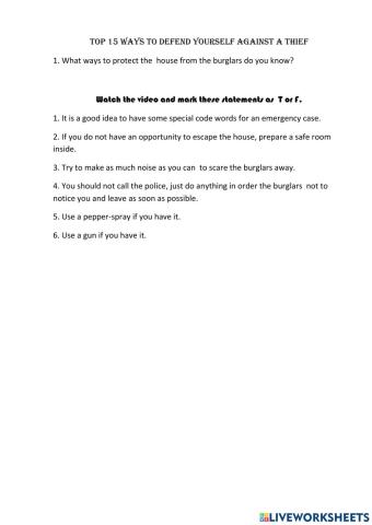 How to protect the house from burglars