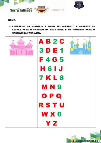 Diferenciar letras e números