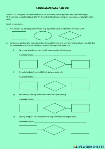 Pangkalan data dan sql