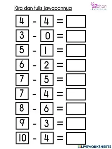 Matematik prasekolah penolakan