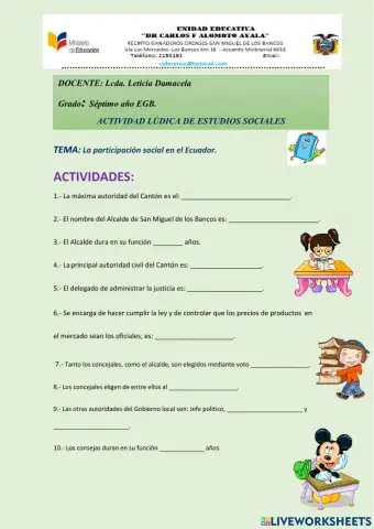 La participación social en Ecuador