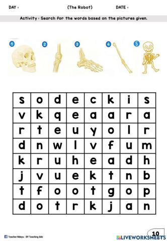 The Robot (Word Search)