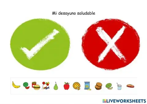 Mi desayuno saludable