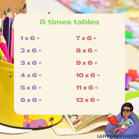 6 Time Tables