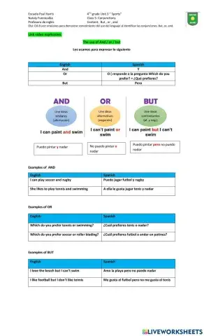 Class 5 unit 3 4th grade