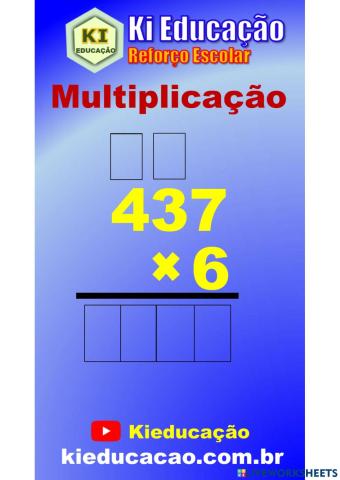 Multiplicação as 4 Operações 01
