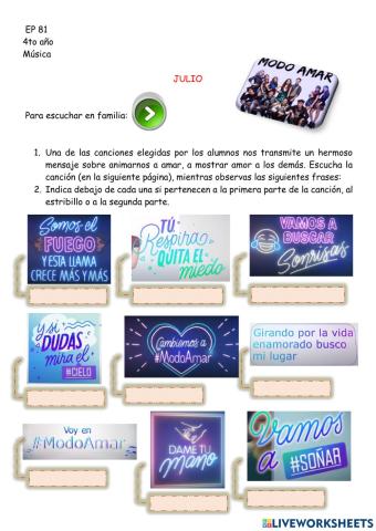 Canción modo amar - soy luna