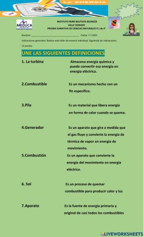 Transformación de la energía