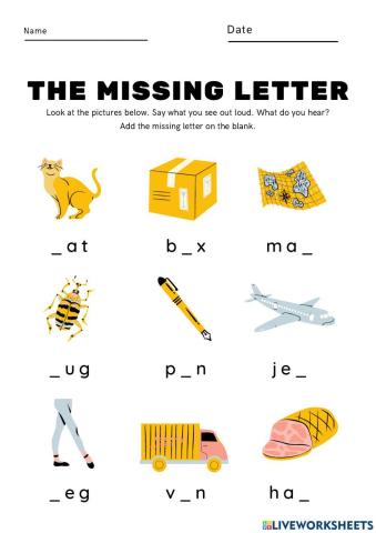 The missing letter