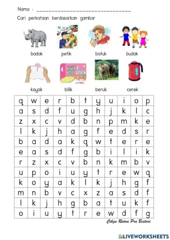 Kemahiran Perkataan kvkvk