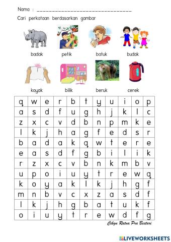 Kemahiran Perkataan kvkvk