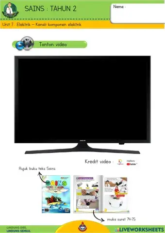 Sains T2 - Kenali komponen elektrik