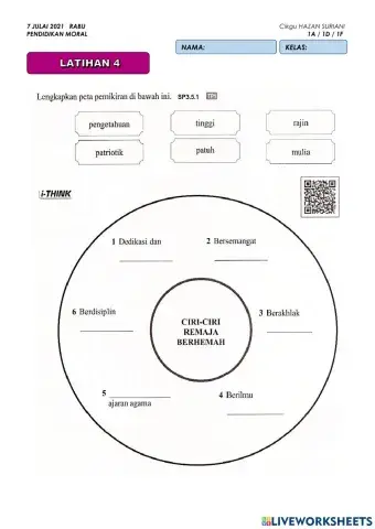 LATIHAN 4: Unit 12 - REMAJA BERHEMAH HARAPAN NEGARA