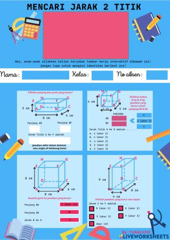Jarak 2 titik pada Dimensi Tiga