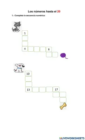 Números hasta el 20