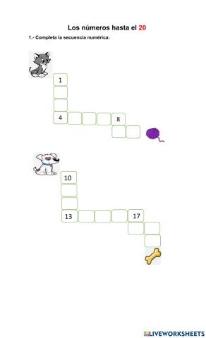 Números hasta el 20