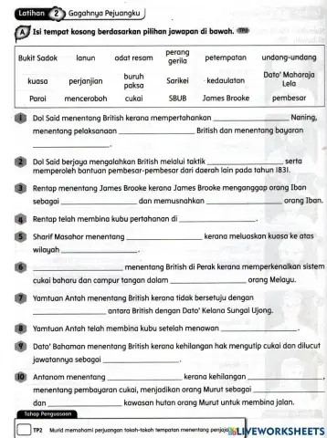 Unit 5 Perjuangan Tokoh Tempatan