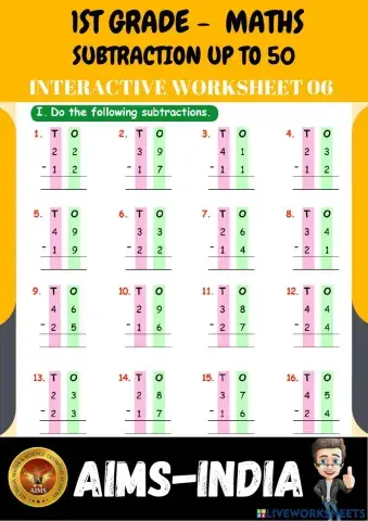 1st-maths-ps06-subtraction up to 50 - ch 05