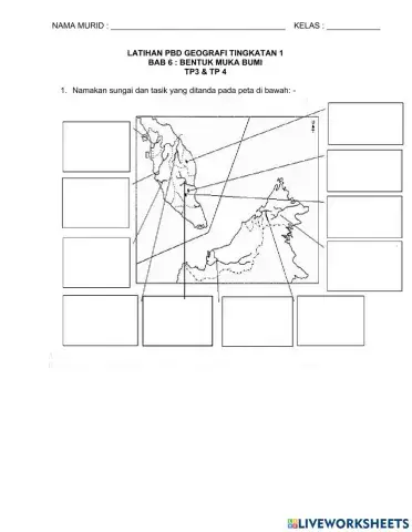 Geografi tingkatan 1 bab 6: bentuk muka bumi