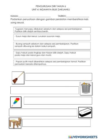 Unit 4- indahnya bilik darjahku
