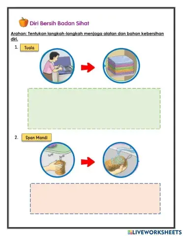Cara menjaga alatan kebersihan diri